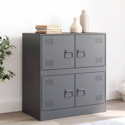 Vidaxl Sideboard Anthracite 67X39X73 Cm Steel - image 1