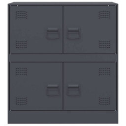 Vidaxl Sideboard Anthracite 67X39X73 Cm Steel - thumbnail 6