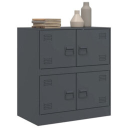 Vidaxl Sideboard Anthracite 67X39X73 Cm Steel - thumbnail 5