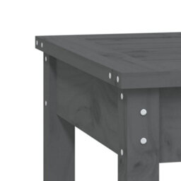 Vidaxl Garden Bench Grey 109X44X45 Cm Solid Wood Pine Garden Benches - thumbnail 6