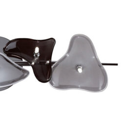 Luminosa Lighting Luminosa Otto Ceiling/wall 5 Light G4 Bar, Polished Chrome/black Glass, Not Led/cfl Compatible - thumbnail 6