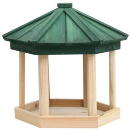 Vidaxl Bird Feeder Octagon Solid Firwood 33X30 Cm - thumbnail 2