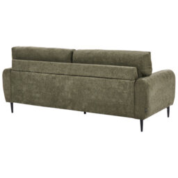 Beliani Sofa 3 Seater Skaro Chenille Green - thumbnail 5