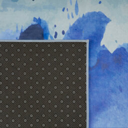Beliani Paint-Splatter Area Rug 160 X 230 Cm, Multicolour Abstract, Short Pile - thumbnail 6