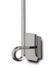 Luminosa Lighting Luminosa Cinto Wall Lamp 151Cm, 20W Led, 3000K, 1600Lm, Polished Chrome - thumbnail 3