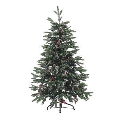 Beliani Artificial Christmas Tree Denali 120 Cm Green - image 1