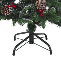 Beliani Artificial Christmas Tree Denali 120 Cm Green - thumbnail 5