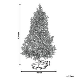 Beliani Artificial Christmas Tree Denali 120 Cm Green - thumbnail 3