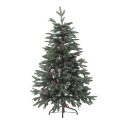 Beliani Artificial Christmas Tree Denali 120 Cm Green - thumbnail 1