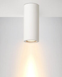 Lucide Gipsy Modern Surface Mounted Plaster Ceiling Spotlight Large 7Cm - 1Xgu10 - White - thumbnail 5