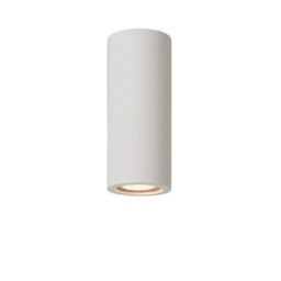 Lucide Gipsy Modern Surface Mounted Plaster Ceiling Spotlight Large 7Cm - 1Xgu10 - White