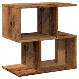 Berkfield Bedside Cabinet Old Wood 50X30X51.5 Cm Engineered Wood - thumbnail 2