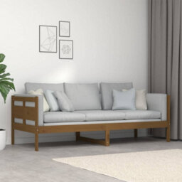 Berkfield Day Bed Honey Brown Solid Wood Pine 80X200 Cm - thumbnail 9
