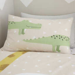 Catherine Lansfield Bedding Roarsome Animals Duvet Cover Set With Pillowcases Natural - thumbnail 2