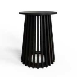 Kaleb Circular Side Lamp Table - thumbnail 3