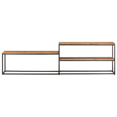 Berkfield Industrial Tv Cabinet 180X30X50 Cm Solid Acacia Wood - image 1