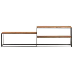 Berkfield Industrial Tv Cabinet 180X30X50 Cm Solid Acacia Wood - thumbnail 1