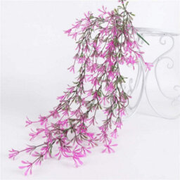 2 Pack Artificial Ivy Plants, Artificial Plant, Wedding Decoration, Garden Party Decoration - Red - thumbnail 7