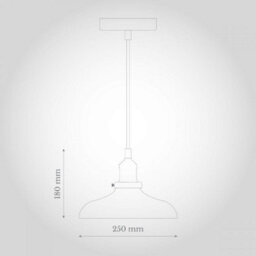 Romilly Dome Etched Glass French Style Bedroom Pendant Light - Se Home - thumbnail 7