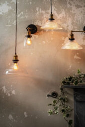 Romilly Dome Etched Glass French Style Bedroom Pendant Light - Se Home - thumbnail 5