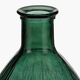 Pacific Lifestyle Tall Vase In Sea Green Recycled Glass - thumbnail 3