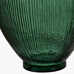 Pacific Lifestyle Tall Vase In Sea Green Recycled Glass - thumbnail 6