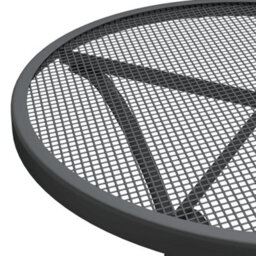 Walplus 5 Piece Garden Dining Set Expanded Metal Mesh Anthracite - thumbnail 6