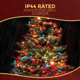 Festive Fix 10M Christmas Tree Lights 100 Led Multi Coloured Waterproof Indoor Outdoor Xmas String Lights With Timer 8 Modes - thumbnail 3