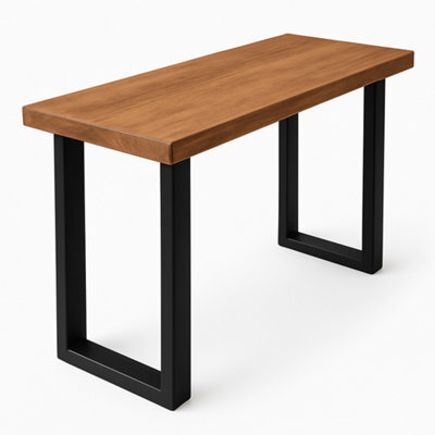 TRL Handmade Furniture Chunky & Sturdy Breakfast Bar - Mid Oak - image 1