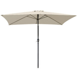 Rinse Bathrooms Outdoor Patio Garden Parasol 3X2M Sun Shade Umbrella Canopy W/crank Tilt Uv Protection Cream - thumbnail 2