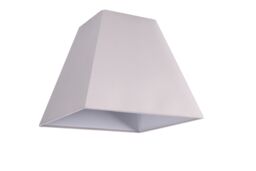 GoodHome Qarnay Light Grey Fabric Dyed Pyramid Light Shade (D)20Cm - thumbnail 2