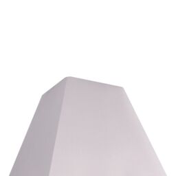 GoodHome Qarnay Light Grey Fabric Dyed Pyramid Light Shade (D)20Cm - thumbnail 6