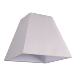 GoodHome Qarnay Light Grey Fabric Dyed Pyramid Light Shade (D)20Cm - thumbnail 5