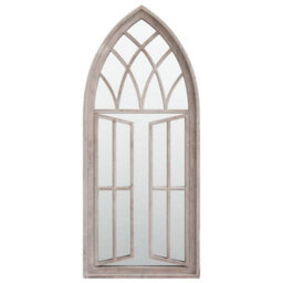 Berkfield Garden Mirror Sand 70X30 Cm Iron For Outdoor Use - thumbnail 2
