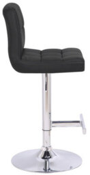 Lamboro Allegro Kitchen Bar Stool With Adjustable Height And Swivel, Black - thumbnail 5
