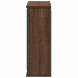 Vidaxl Bathroom Wall Cabinet With Mirror Brown Oak 50X21X60 Cm - thumbnail 7
