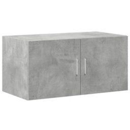Berkfield Wall Cabinet Concrete Grey 80X42.5X40 Cm Engineered Wood - thumbnail 2