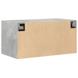 Berkfield Wall Cabinet Concrete Grey 80X42.5X40 Cm Engineered Wood - thumbnail 6