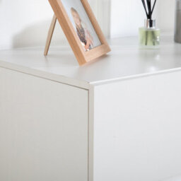 Home Treats 4 Chest Of Drawer White Deep Chest Of Wooden Drawers - thumbnail 5