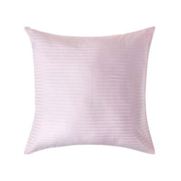Homescapes Pink Continental Egyptian Cotton Pillowcase 330 Tc, 80 X 80 Cm