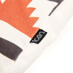 icon Indoor And Outdoor Aztec Print Waterproof Filled Cushion Terracotta - thumbnail 3