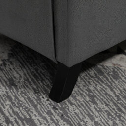 Homcom Button Tufted Microfibre Cloth Recliner Armchair For Living Room, Grey - thumbnail 8