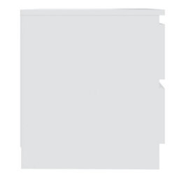 Berkfield Durable Bed Cabinets 2 Pcs White 50X39X43.5 Cm Engineered Wood - thumbnail 5