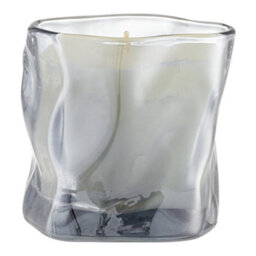 Living And Home Eco-Friendly Natural Relaxing Bluebell Scented Soy Wax Candle In Twisted Blue Glass Jar - thumbnail 3