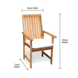 Billyoh Windsor Armchair - 1/2/4/6/8/10 Wooden High Back Armchairs - Armchair X 1 - thumbnail 6