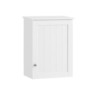 Sobuy Bzr19-W Wall Mounted Single Door Bathroom Cabinet,white,w40Xd23Xh52 - image 1