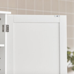 Sobuy Bzr19-W Wall Mounted Single Door Bathroom Cabinet,white,w40Xd23Xh52 - thumbnail 9