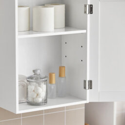 Sobuy Bzr19-W Wall Mounted Single Door Bathroom Cabinet,white,w40Xd23Xh52 - thumbnail 5