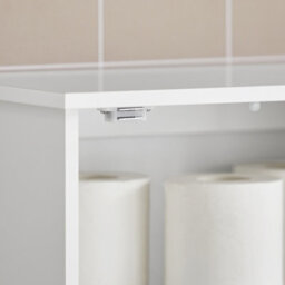 Sobuy Bzr19-W Wall Mounted Single Door Bathroom Cabinet,white,w40Xd23Xh52 - thumbnail 6