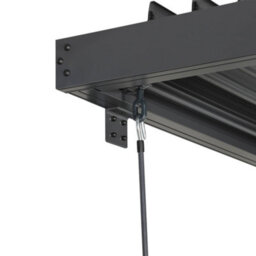 Sweeek - Lean To Pergola With Louvered Roof Aluminium 4 X 3M Palace Anthracite - thumbnail 6